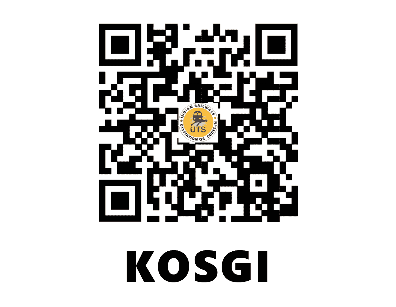 UTS QR Code for KOSGI - KO (SC - ANDHRA PRADESH)